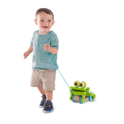 Melissa & Doug - First Play Frolicking Frog Pull Toy